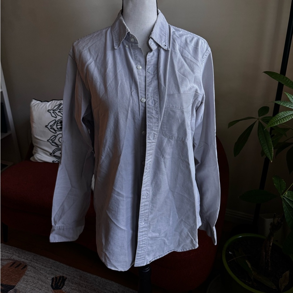 J. Crew Light Gray Button Down Shirt